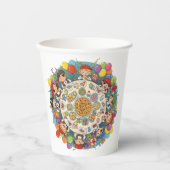 Gobelets En Papier Fête du costume de pirate pour enfants (Recto)