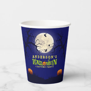 Gobelets En Papier Fête du costume d'Halloween