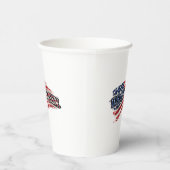 Gobelets en papier Fête du drapeau des États-Unis (Droite)