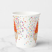 Gobelets En Papier Fête du hamster - Animaux à la fête d'anniversaire (Droite)