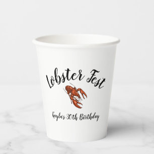 Gobelets En Papier Fête du homard