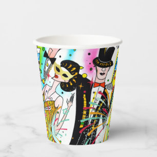 Gobelets En Papier Fête du Nouvel An
