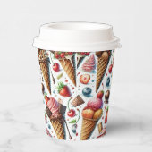 Gobelets En Papier Fête du Parlateur de crème glacée (Droite)