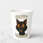 Gobelets En Papier Fête éffrayante d'Halloween (Verso)