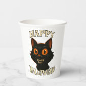 Gobelets En Papier Fête éffrayante d'Halloween (Recto)