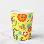 Gobelets En Papier Fête mexicaine (Verso)