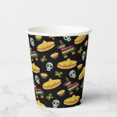 Gobelets En Papier Fête mexicaine & Jour des Morts (Verso)