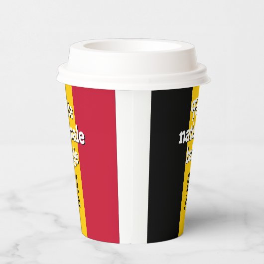 Gobelets En Papier Fête Nationale Belge Can Coole (Droite)