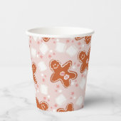 Gobelets En Papier Fête Noël d'hiver (Recto)