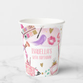 Gobelets En Papier Fête spa Fille Glamor Maquillage fête d'anniversai (Verso)
