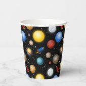 Gobelets En Papier Fête spatiale (Verso)