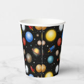 Gobelets En Papier Fête spatiale (Droite)