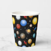 Gobelets En Papier Fête spatiale (Recto)