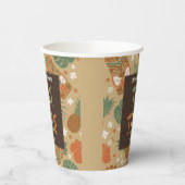 Gobelets En Papier Fête Tiki Tropicale Luau (Gauche)