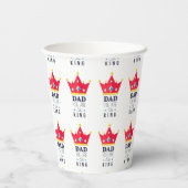 Gobelets En Papier fêtes des pères de tasses de papier (Verso)