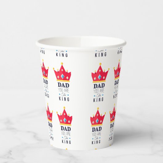 Gobelets En Papier fêtes des pères de tasses de papier (Gauche)