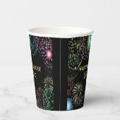 Gobelets En Papier Feu d'artifice du Nouvel An (Droite)