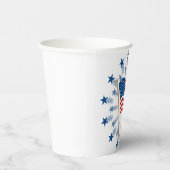 Gobelets En Papier Feu d'artifice en forme d'étoile Drapeau Américain (Droite)