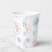 Gobelets En Papier Feu d'artifice patriotique été 1er fête d'annivers (Droite)