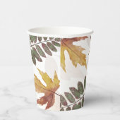 Gobelets En Papier Feuillage d'automne Aquarelle d'automne (Droite)