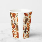 Gobelets En Papier feuille/citrouille/cavernes Automne (Gauche)