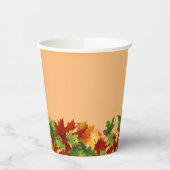 Gobelets En Papier Feuilles automnales (Gauche)