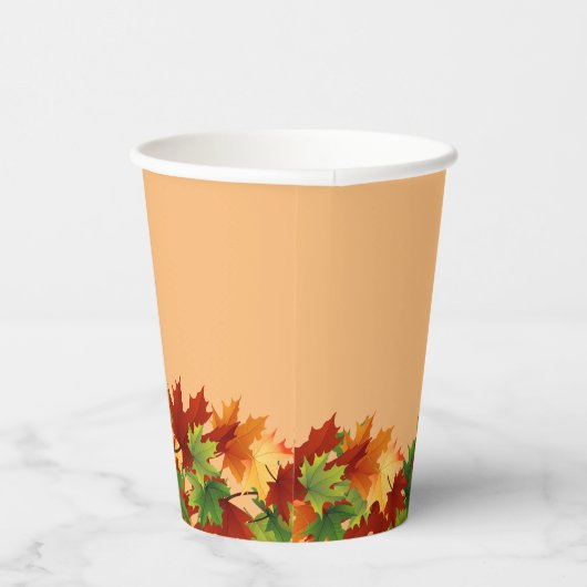 Gobelets En Papier Feuilles automnales (Droite)