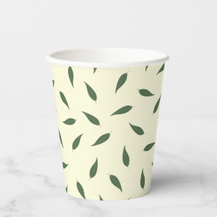 Gobelets En Papier Feuilles citron