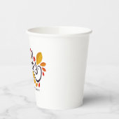 Gobelets En Papier Feuilles D'Automne Et Berries Thankgiving (Gauche)