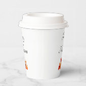 Gobelets En Papier Feuilles d'automne Halloween élégantes (Droite)