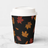 Gobelets En Papier Feuilles d'automne Photographie sur papier couleur (Gauche)
