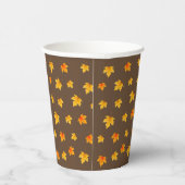 Gobelets En Papier Feuilles de l'érable automne (Droite)