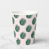 Gobelets En Papier Feuilles de palmier Aloha (Verso)