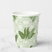 Gobelets En Papier Feuilles de palmiers tropicaux (Droite)