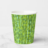 Gobelets En Papier Feuilles verts (Gauche)