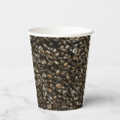 Gobelets En Papier Fèves de café (Verso)