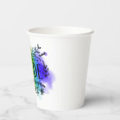 Gobelets En Papier Fierté en aquarelle (Verso)