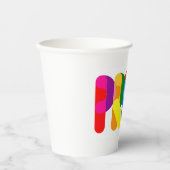 Gobelets En Papier Fierté en design (Recto)