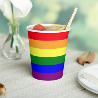 Gobelets En Papier Fierté LGBT