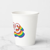 Gobelets En Papier Fierté | Style des années 70 (Verso)