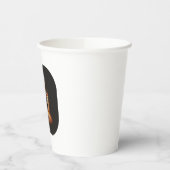 Gobelets En Papier Fiery Christmas Coffee Cup avec Heart Steam Art (Gauche)