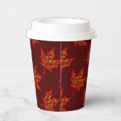 Gobelets En Papier Fiery Leaf Paper Cup (Droite)