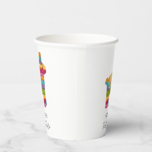 Gobelets En Papier Fiesta et Piñata Amusante Mexicaine Llama Premier (Droite)