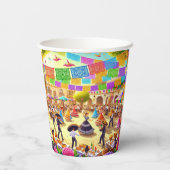 Gobelets En Papier Fiesta Mexicana (Verso)