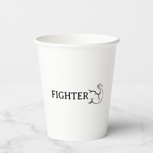 Gobelets En Papier Fighter mug (Verso)