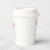 Gobelets En Papier Fille anniversaire avec licorne (Droite)