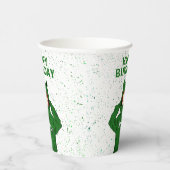 Gobelets En Papier Fille avec grenouille verte Hoody Dessin Anniversa (Droite)