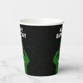 Gobelets En Papier Fille avec grenouille verte Hoody Dessin Anniversa (Gauche)