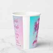 Gobelets En Papier Fille Bébée de Sirène Splish Splash 1er anniversai (Gauche)