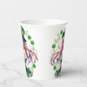 Gobelets En Papier Fille d'anime de la Saint Patrick's Day (Gauche)